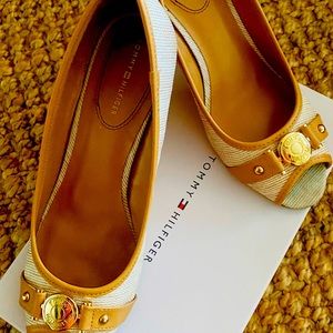 Tommy Hilfiger Peep Toe Wedges